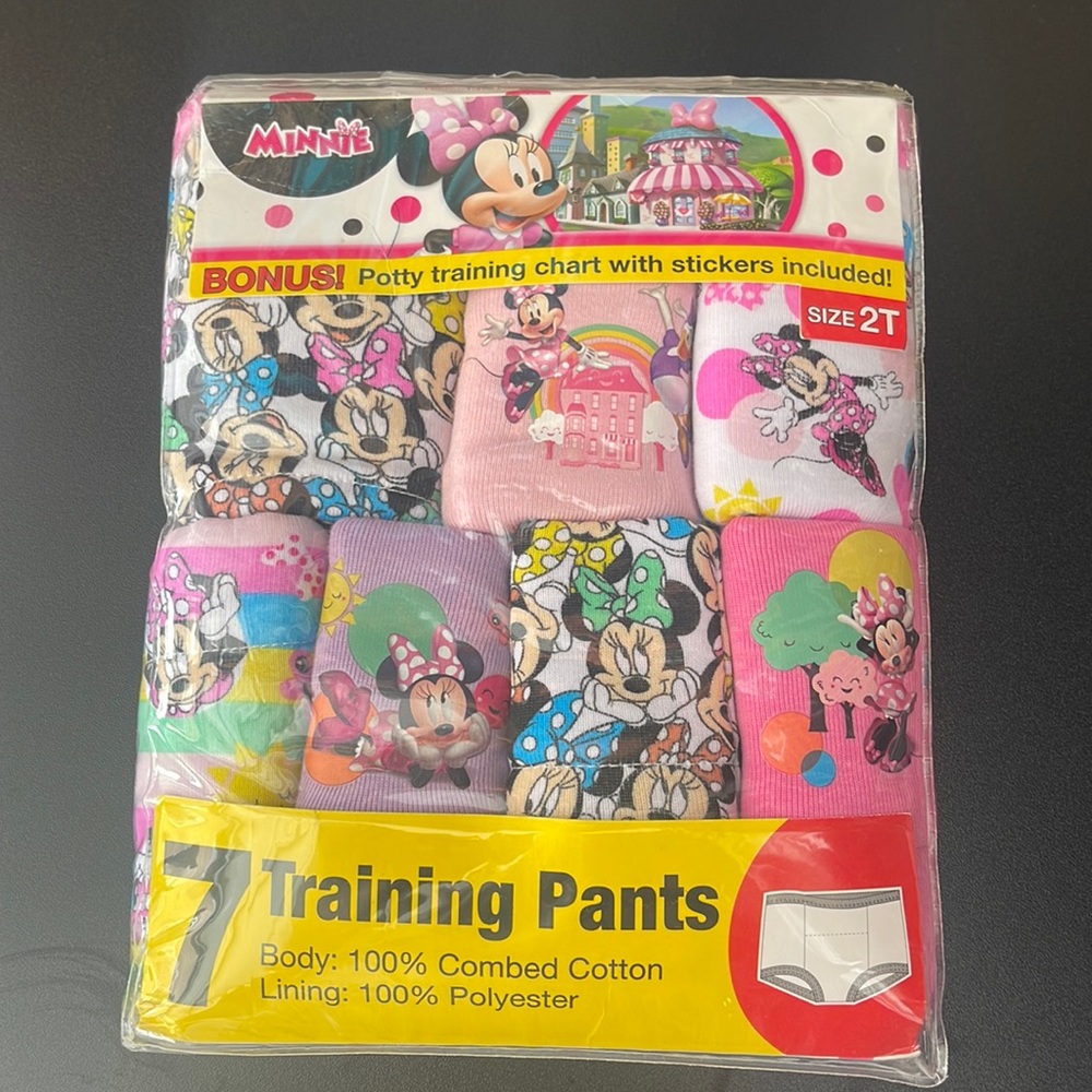 Minnie mouse training underwear 2t